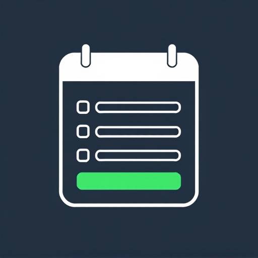 Icon representing an accessible online form